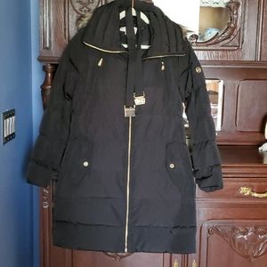 Michael Kors puffer coat black down feathers M